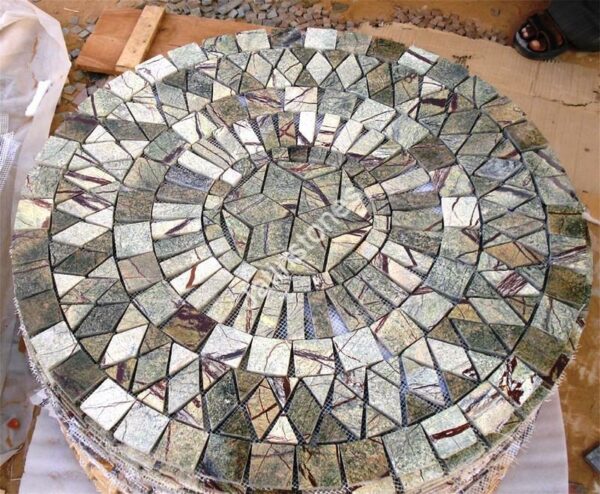 Natural Stones Mosaic Medallions - Image 2