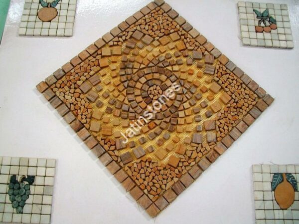 Natural Stones Mosaic Medallions - Image 7